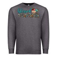 Charcoal Heather blessed teacher Premium Sweatshirt - BundleAndBundleShop