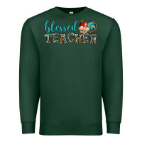 Sports Green blessed teacher Premium Sweatshirt - BundleAndBundleShop
