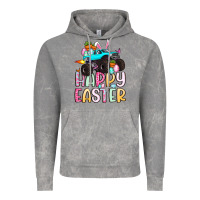 Cloud Rock monster truck happy easter Vintage Hoodie - Artiststas