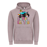 Monster Truck Happy Easter Vintage Hoodie | Teevron