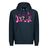 Navy All you need is love Valentine's Day Premium Hoodie - FaDigitalArtStudio