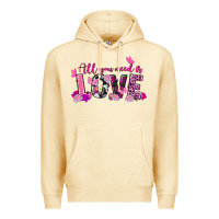 Pina Colada All you need is love Valentine's Day Premium Hoodie - FaDigitalArtStudio