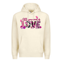 Sandshell All you need is love Valentine's Day Premium Hoodie - FaDigitalArtStudio