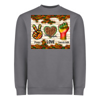 Storm peace love juneteenth Heavyweight Sweatshirt - TumblerDesignByShophia