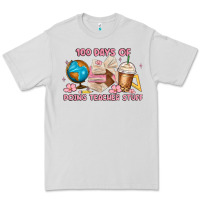 Dove Grey 100 days of doing teacher stuff Premium Tee - MaliasSmallBusiness