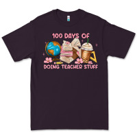 Plum 100 days of doing teacher stuff Premium Tee - MaliasSmallBusiness