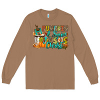 Toasted Coconut Pumpkin spice and Jesus Christ Long Sleeve Tee - RanaPortraitStore
