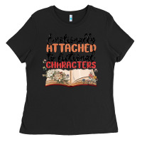 Black emotionally attached to fictional characters Ladies Tee - MaliasSmallBusiness