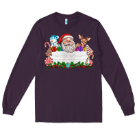 Plum custom name christmas Long Sleeve Tee - texasbilliewilder