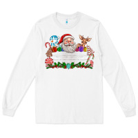 White custom name christmas Long Sleeve Tee - texasbilliewilder