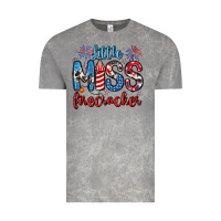 Cloud Rock little miss firecracker 4th of july Vintage Tee - Artiststas