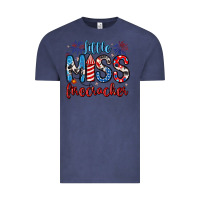 Vintage Denim little miss firecracker 4th of july Vintage Tee - Artiststas