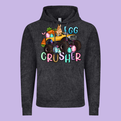 Egg Crusher Monster Truck Easter Vintage Hoodie Designed By Artiststas