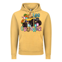 Vintage Mustard egg crusher monster truck easter Vintage Hoodie - Artiststas