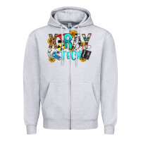 Heather Grey x ray tech Zipper Hoodie - OliviaCreatesArt