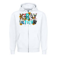 White x ray tech Zipper Hoodie - OliviaCreatesArt