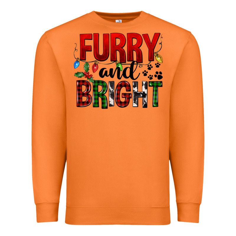 Furry And Bright Premium Sweatshirt by FaDigitalArtStudio | Teevron