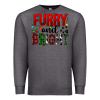 Charcoal Heather Furry And Bright Premium Sweatshirt - FaDigitalArtStudio