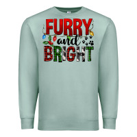 Seafoam Furry And Bright Premium Sweatshirt - FaDigitalArtStudio