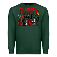 Sports Green Furry And Bright Premium Sweatshirt - FaDigitalArtStudio