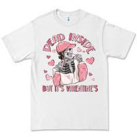 White dead inside but it's valentine's Premium Tee - MaliasSmallBusiness