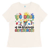 Bone 100 days of embracing differences Ladies Tee - MaliasSmallBusiness
