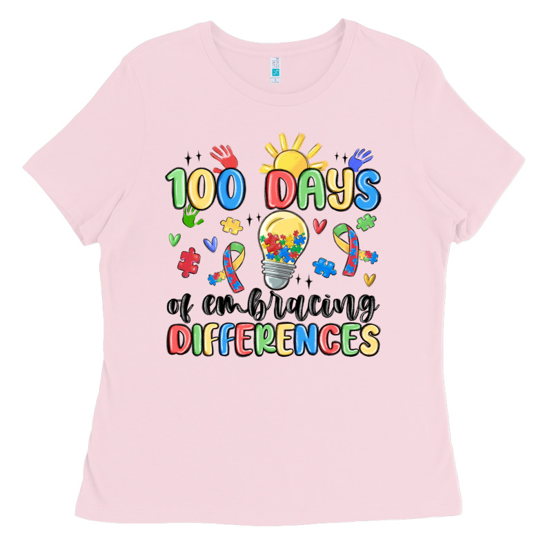100 Days Of Embracing Differences Ladies Tee by MaliasSmallBusiness | Teevron