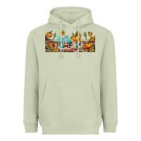 Matcha hello pumpkin libbey glass Heavyweight Hoodie - BundleAndBundleShop