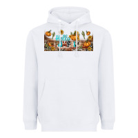 White hello pumpkin libbey glass Heavyweight Hoodie - BundleAndBundleShop