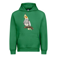 Emerald Cocktail Parrot Urban Hoodie - LillyAllenDesigns