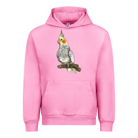 Fuchsia Pink Cocktail Parrot Urban Hoodie - LillyAllenDesigns