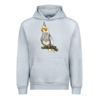 Heather Grey Cocktail Parrot Urban Hoodie - LillyAllenDesigns