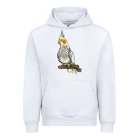 White Cocktail Parrot Urban Hoodie - LillyAllenDesigns
