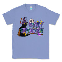 Colony Blue Stay Spooky With Black Cat Classic Tee - LillyAllenDesigns