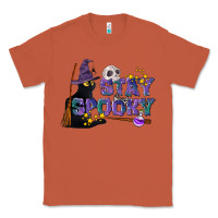 Copper Stay Spooky With Black Cat Classic Tee - LillyAllenDesigns