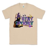 Mushroom Stay Spooky With Black Cat Classic Tee - LillyAllenDesigns