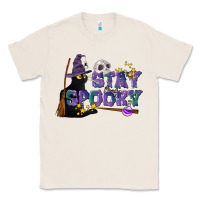 Natural Stay Spooky With Black Cat Classic Tee - LillyAllenDesigns