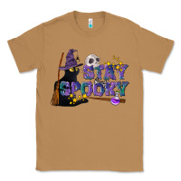 Toasted Coconut Stay Spooky With Black Cat Classic Tee - LillyAllenDesigns