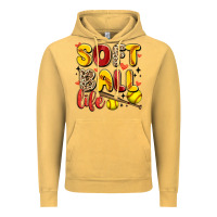 Vintage Mustard softball life Vintage Hoodie - Artiststas