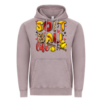 Vintage Zinc softball life Vintage Hoodie - Artiststas