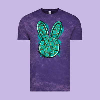 Gemstone Rabbit Vintage Tee Designed By Artiststas