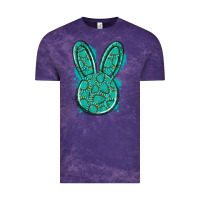 Cloud Purple gemstone rabbit Vintage Tee - Artiststas