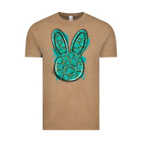Vintage Coffee gemstone rabbit Vintage Tee - Artiststas