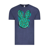 Vintage Denim gemstone rabbit Vintage Tee - Artiststas