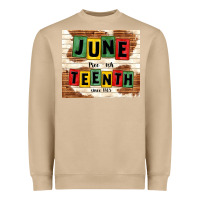Mushroom juneteenth free ish since 1865 Heavyweight Sweatshirt - TumblerDesignByShophia