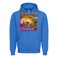 True Royal Blessed and taco obsessed Mexico Zipper Hoodie - FaDigitalArtStudio