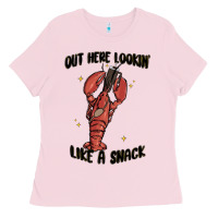 Bubblegum Pink out here lookin like a snack boujee Ladies Tee - MaliasSmallBusiness