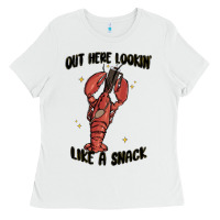 White out here lookin like a snack boujee Ladies Tee - MaliasSmallBusiness