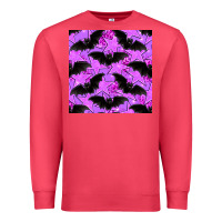 Cardinal halloween bat and stars seamless pattern Premium Sweatshirt - BundleAndBundleShop