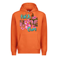Carrot Faith hope cure Breast Cancer Premium Hoodie - FaDigitalArtStudio